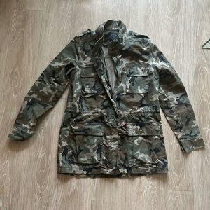 Camouflage army print jacket